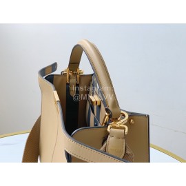 Fendi Fashion Medium Calf Crossbody Bag For Women Khaki