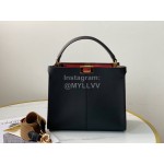 Fendi Fashion Medium Calf Crossbody Bag For Women Black