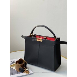 Fendi Fashion Medium Calf Crossbody Bag For Women Black