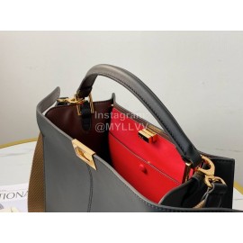 Fendi Fashion Medium Calf Crossbody Bag For Women Black