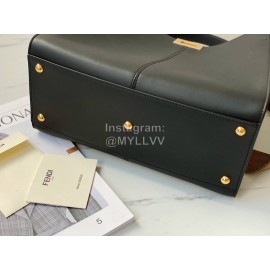 Fendi Fashion Medium Calf Crossbody Bag For Women Black