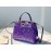 Fendi Exquisite Snake Pattern Messenger Bag For Women Purple