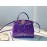 Fendi Exquisite Snake Pattern Messenger Bag For Women Purple