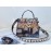 Fendi Exquisite Color Matching Snake Pattern Satchel Handbag For Women 