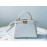 Fendi Exquisite Snake Pattern Messenger Bag For Women White