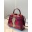 Fendi Exquisite Snake Pattern Messenger Bag For Women Purplish Red