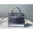 Fendi Exquisite Snake Pattern Messenger Bag For Women Silver