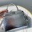 Fendi Exquisite Snake Pattern Messenger Bag For Women Silver
