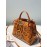 Fendi Exquisite Snake Pattern Messenger Bag For Women Brown