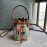 Fendi Fashion Embroidery Small Bucket Bag