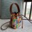 Fendi Fashion Embroidery Small Bucket Bag