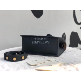 Fendi Calfskin Chain Flip Bag For Women Tibetan Green