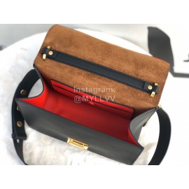 Fendi Calfskin Chain Flip Bag For Women Tibetan Green