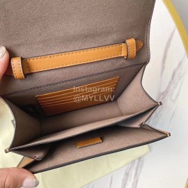 Fendi Brown Cowhide Flip Messenger Bag For Women