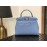 Fendi Fashion Blue Sheepskin Leather Handbag For Women