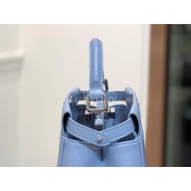 Fendi Fashion Blue Sheepskin Leather Handbag For Women