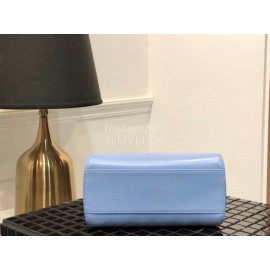 Fendi Fashion Blue Sheepskin Leather Handbag For Women
