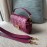 Fendi Fashion Medium Flip Messenger Bag Purplish Red