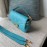 Fendi Fashion Medium Flip Messenger Bag Blue