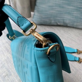 Fendi Fashion Medium Flip Messenger Bag Blue