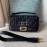 Fendi Fashion Large Flip Messenger Bag For Women Black