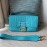 Fendi Fashion Large Flip Messenger Bag For Women Blue