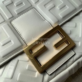 Fendi Fashion Large Flip Messenger Bag For Women White