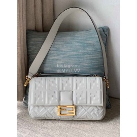 Fendi Fashion Large Flip Messenger Bag For Women White