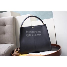 Fendi Black Leather Medium Handbag