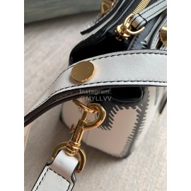 Fendi Fashion Black White Messenger Bag For Women