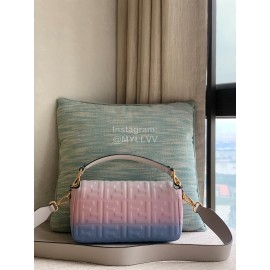 Fendi Fashion Gradient Soft Sheepskin Underarm Bag