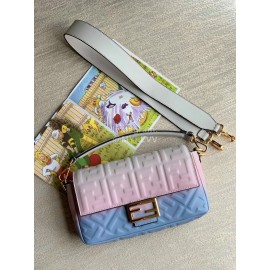 Fendi Fashion Gradient Soft Sheepskin Underarm Bag