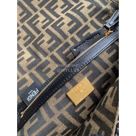 Fendi Fashion Canvas Woven Handbag Messenger Bag