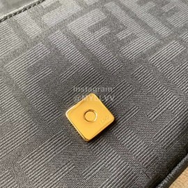 Fendi Black Retro Shoulder Bag Underarm Bag