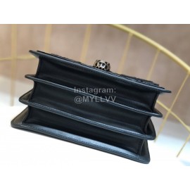 Fendi Black Snake Leather Shoulder Bag