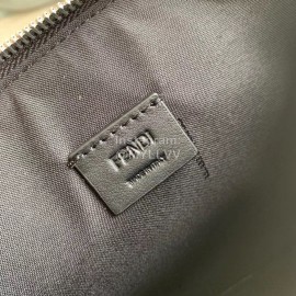 Fendi Simple Calfskin Black Handbag