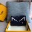 Fendi Roman Leather Fashion Handbag White