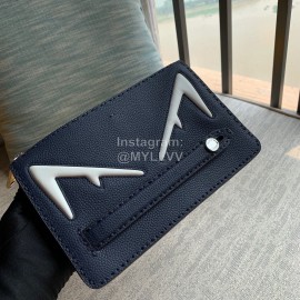 Fendi Roman Leather Fashion Handbag White