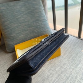 Fendi Roman Leather Fashion Handbag White