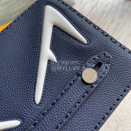 Fendi Roman Leather Fashion Handbag White