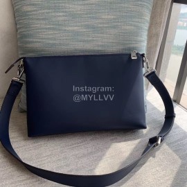 Fendi Roman Leather One Shoulder Messenger Bag White