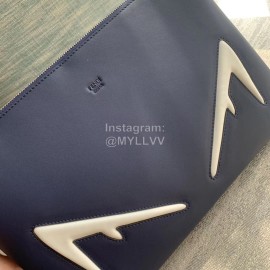 Fendi Roman Leather One Shoulder Messenger Bag White