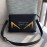 Fendi Roman Leather One Shoulder Messenger Bag Yellow