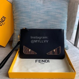 Fendi Black Thin Calf Handbag