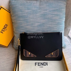Fendi Black Thin Calf Handbag