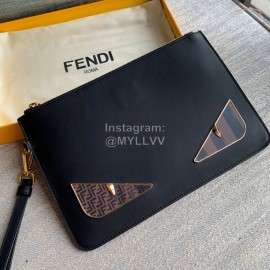 Fendi Black Thin Calf Handbag