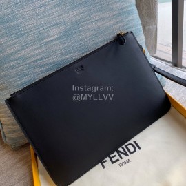 Fendi Black Thin Calf Handbag