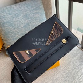 Fendi Fashion Black Thin Calf Handbag