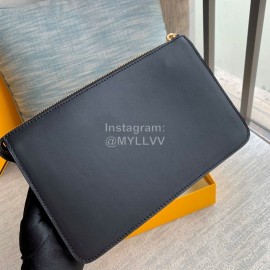 Fendi Fashion Black Thin Calf Handbag