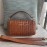 Fendi Fashion Medium Embossed Flap Bag Brown